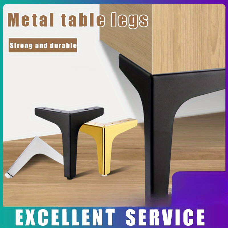 Furniture Hardware For Legs - 4pcs Modern furniture legs metal gold