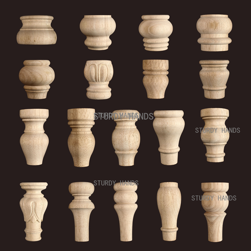 Furniture Hardware For Legs - 1pc Furniture Round Solid Wood Table