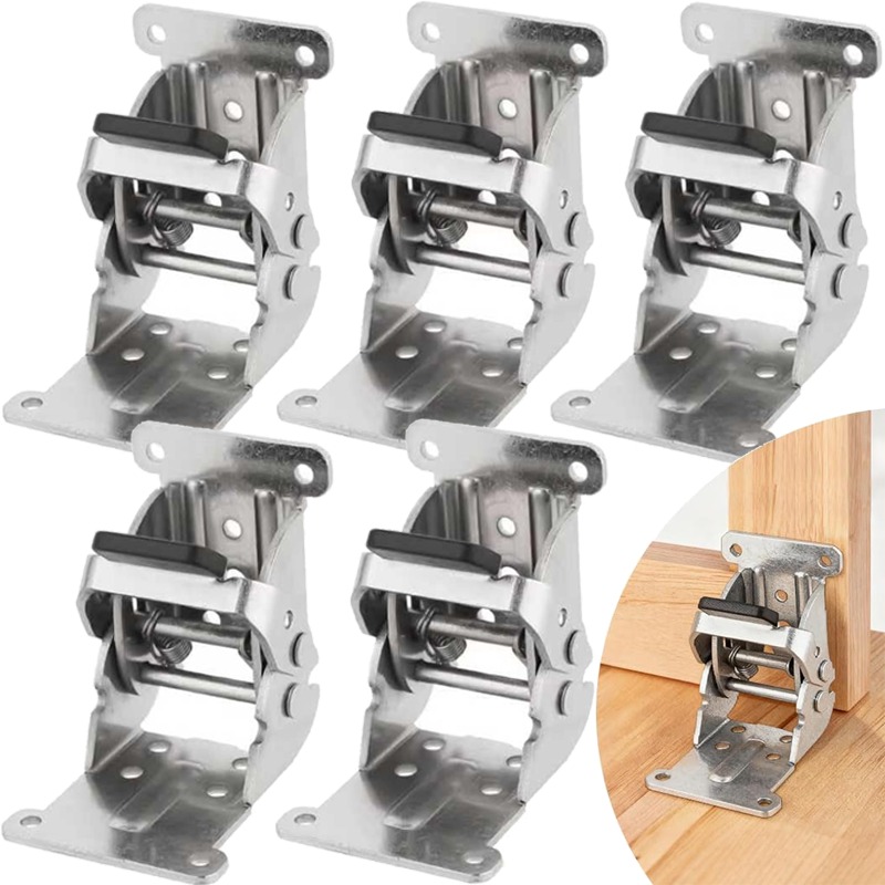 Furniture Hardware For Legs - Self Locking Folding Hinge 90 Degree