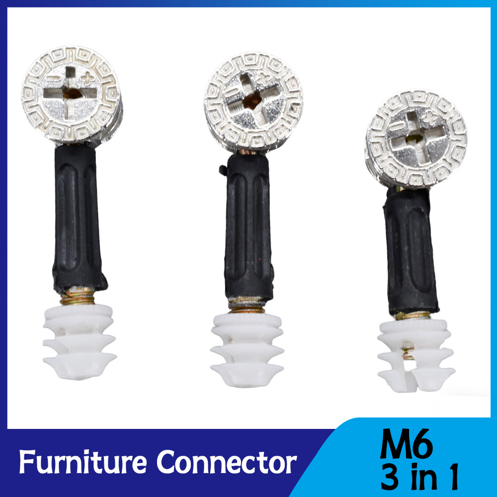 Furniture Hardware Cam Lock - Furniture Hardware 3 in 1 Cam