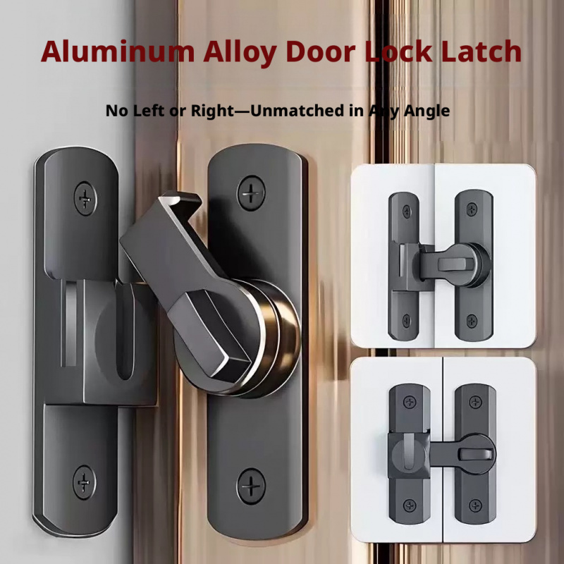Furniture Hardware And Fittings - 90/180 Degree Flip Door Lock Anti-theft