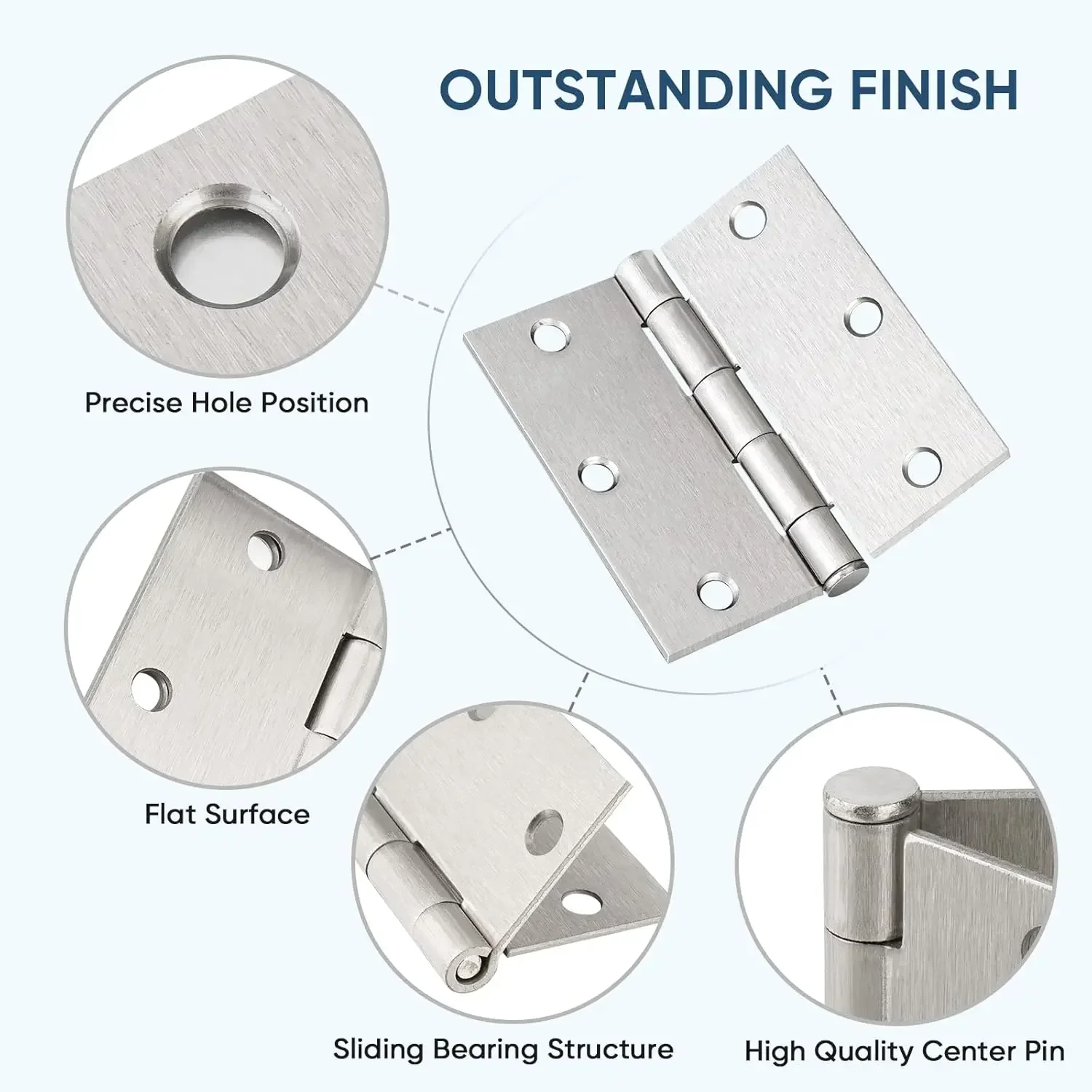 1-4 Inch Universal Door Hinges - Furniture Hardware And Fittings ulasan dan harga
