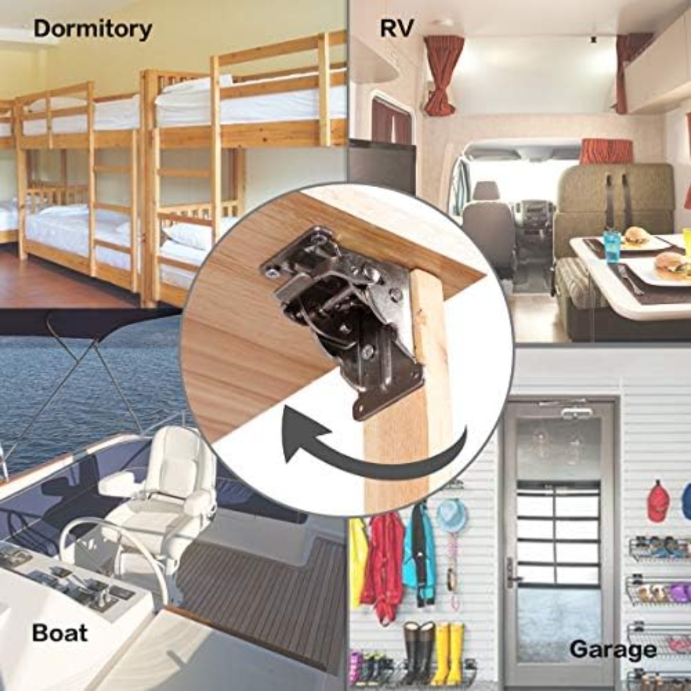 4pcs Heavy Duty Folding Bracke - Furniture Hardware For Legs ulasan dan harga