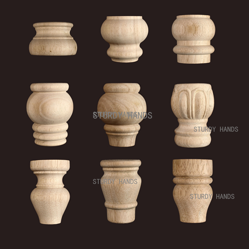 1pc Furniture Round Solid Wood - Furniture Hardware For Legs ulasan dan harga