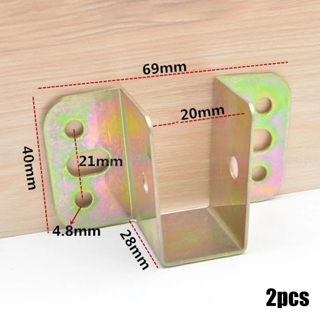 2pcs U Shaped Metal Bed Bracke - Furniture Hardware And Fittings ulasan dan harga