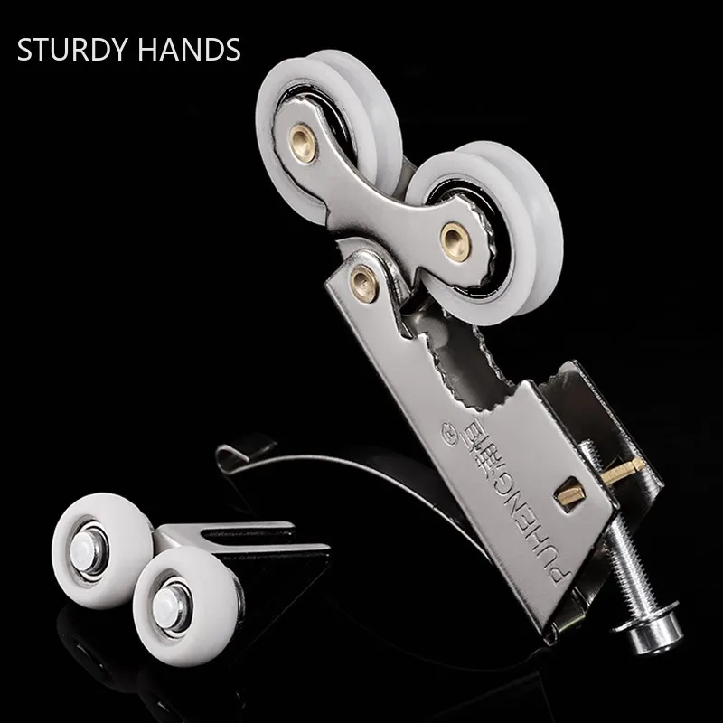Wardrobe Sliding Door Pulley H - Furniture Hardware And Fittings ulasan dan harga
