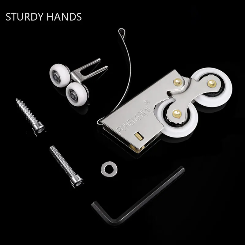Wardrobe Sliding Door Pulley H - Furniture Hardware And Fittings ulasan dan harga