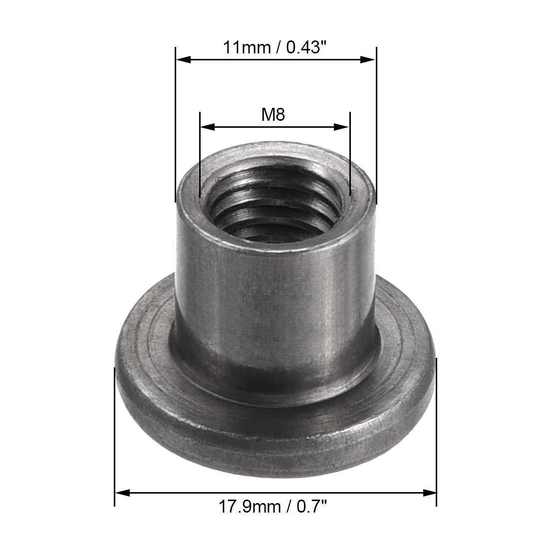 30Pcs M8 M10 Carbon Steel Roun - Furniture Hardware Threaded Inserts ulasan dan harga