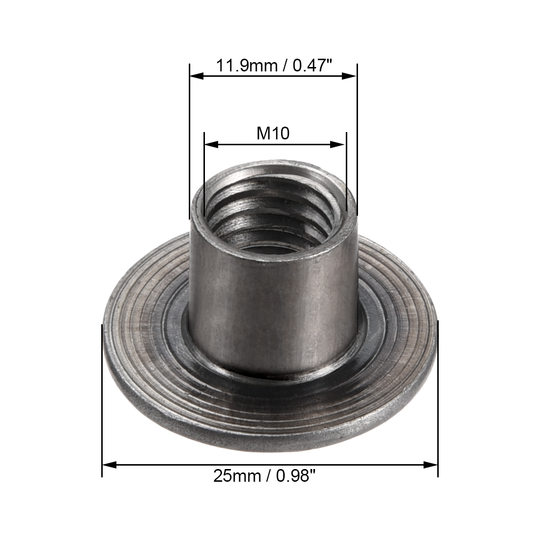 30Pcs M8 M10 Carbon Steel Roun - Furniture Hardware Threaded Inserts ulasan dan harga