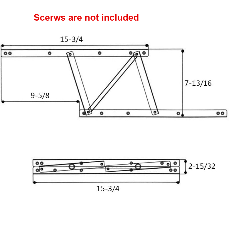 1Pair 38*16.5cm Lift Up Top Co - Furniture Hardware And Fittings ulasan dan harga