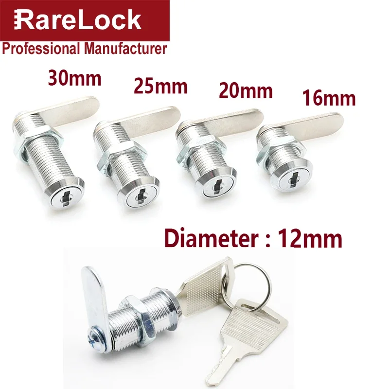 Mini Cam Lock with 2 Keys Diam - Furniture Hardware Cam Lock ulasan dan harga