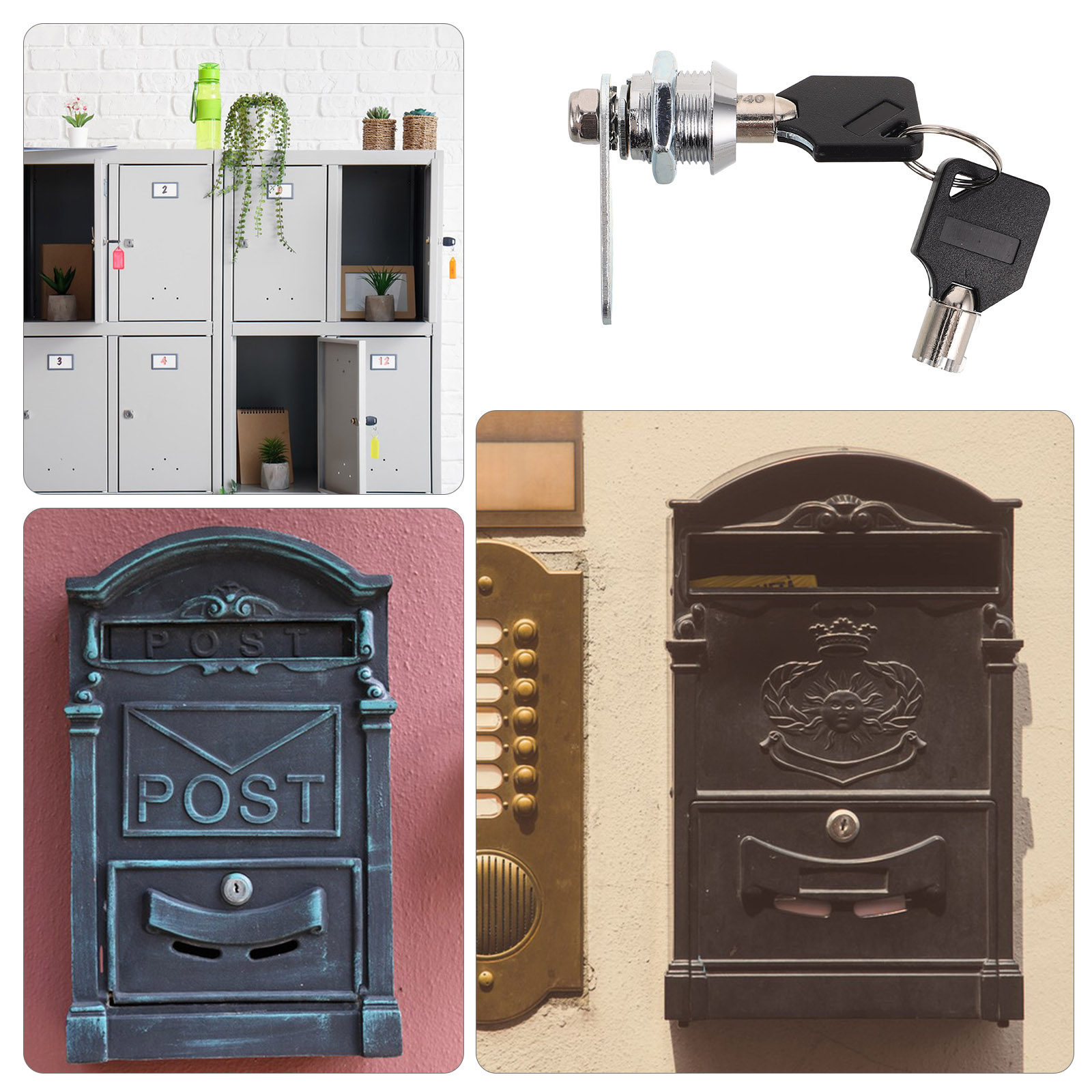 1Set Zinc Alloy Cam Locks Cyli - Furniture Hardware Cam Lock ulasan dan harga