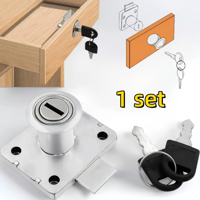 Cabinet Drawer Lock Wardrobe C - Furniture Hardware Cam Lock ulasan dan harga