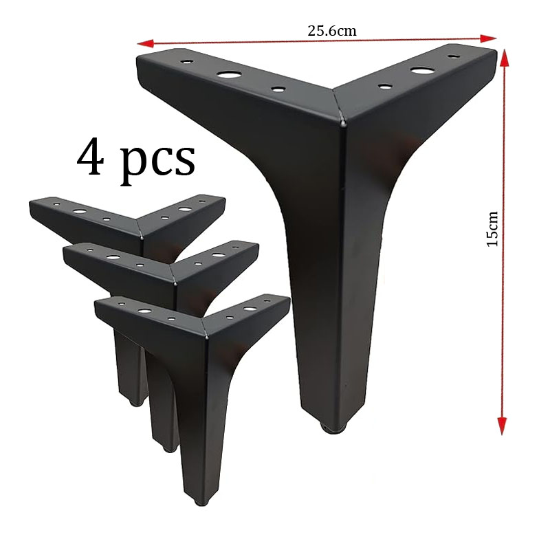 4Pcs Modern Triangle Metal Sof - Furniture Hardware For Legs ulasan dan harga