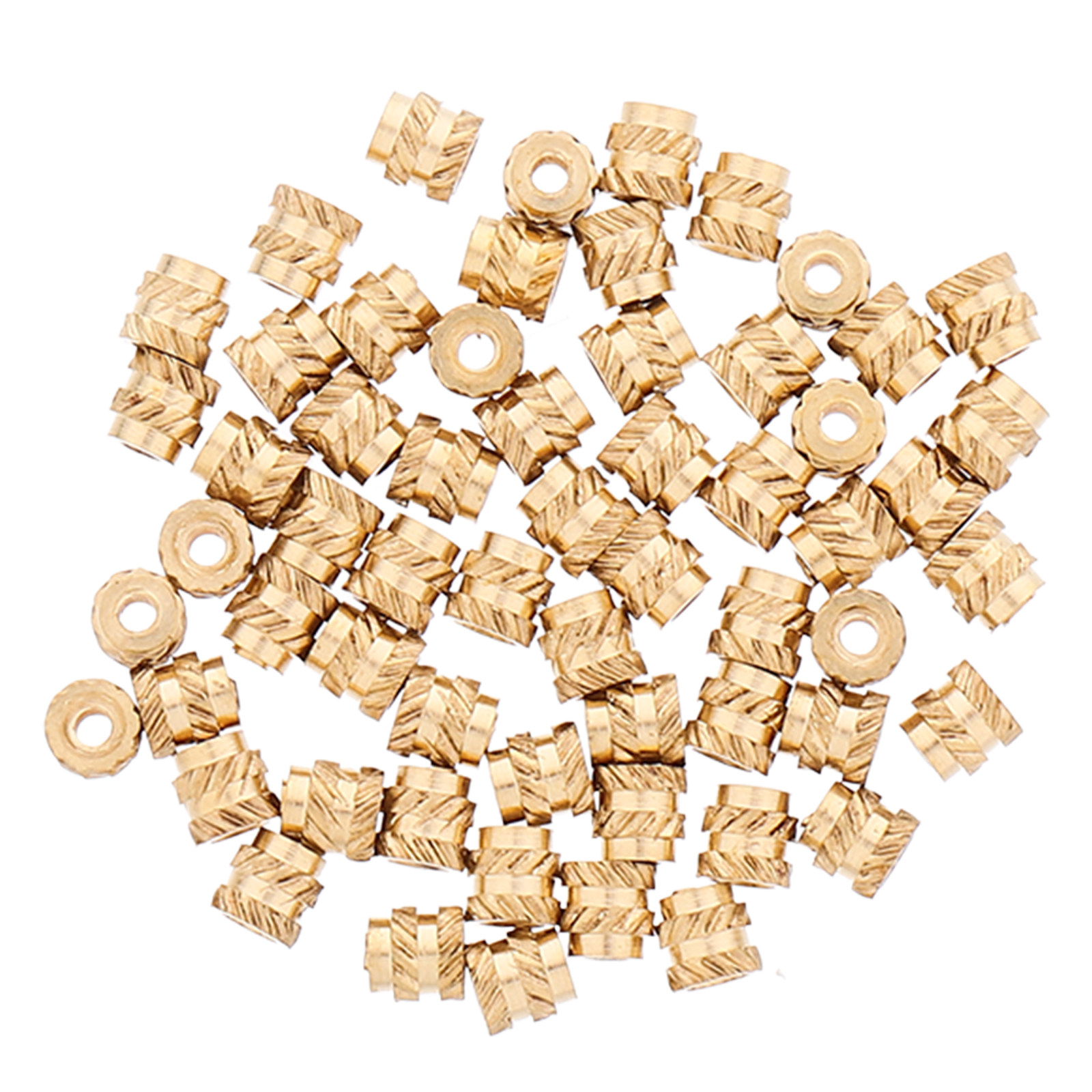 60Pcs Brass Threaded Insert Nu - Furniture Hardware Threaded Inserts ulasan dan harga